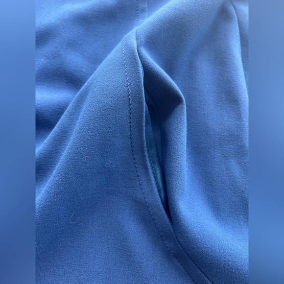 Tahari Arthur S Levine Elegant Cobalt Blue Office Workwear Career Dress Sz 12 - Picture 9 of 11